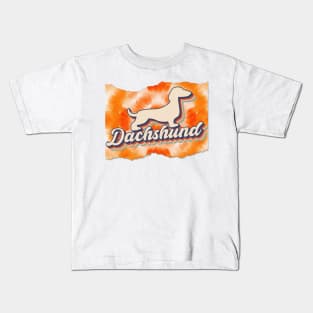 Dachshund Tie Dye Kids T-Shirt